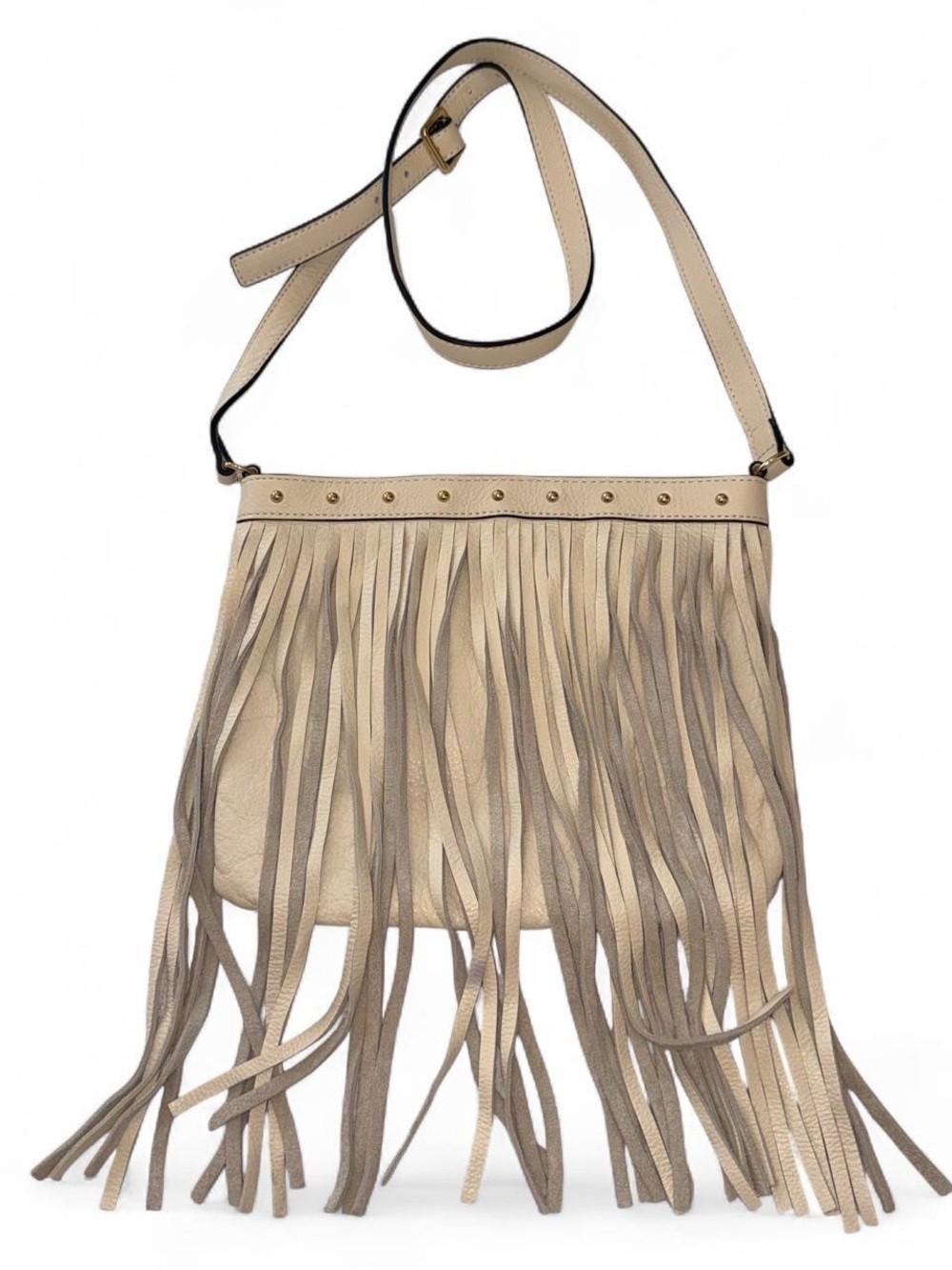 Juicy Couture Leather Fringe Crossbody Bag in Beige - Picture 4 of 7